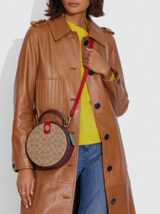 Coach Handbags - Coach Lunar New Year Circle Bag in Signature Canvas